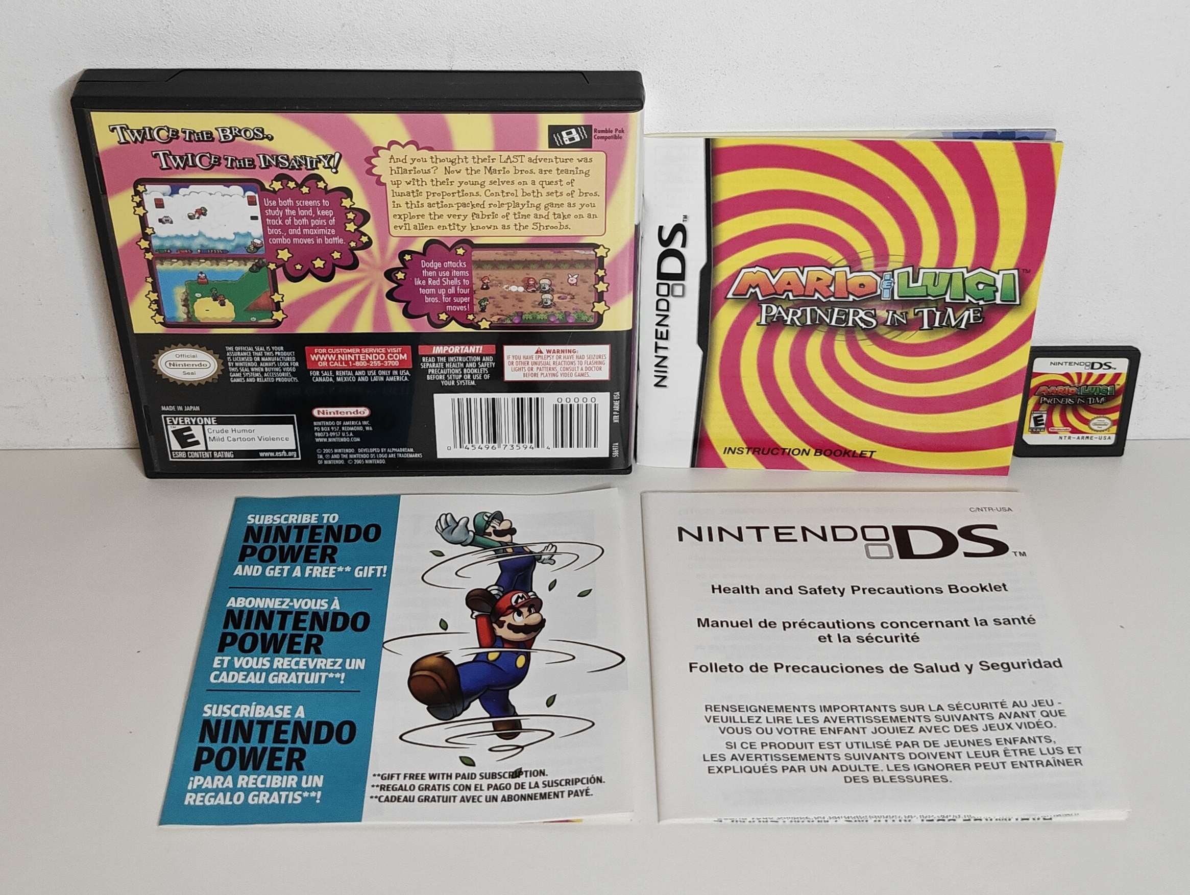 DS Mario & Luigi - Partners in Time (CIB) USA