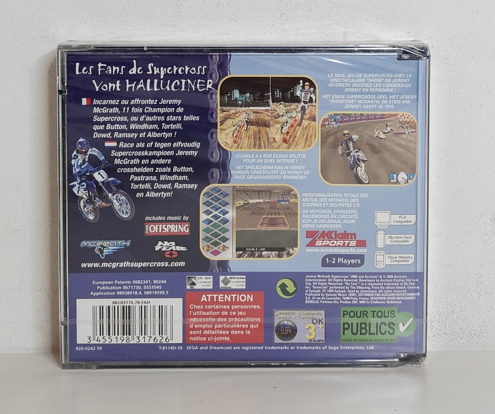 Dreamcast Jeremy McGrath Supercross (factory sealed)
