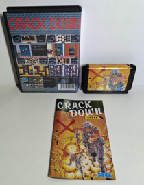 Mega Drive Crack Down (CIB) Japanese version