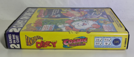Mega Drive 2 Games on One Cart  - Fantastic Dizzy & Cosmic Spacehead (CIB)