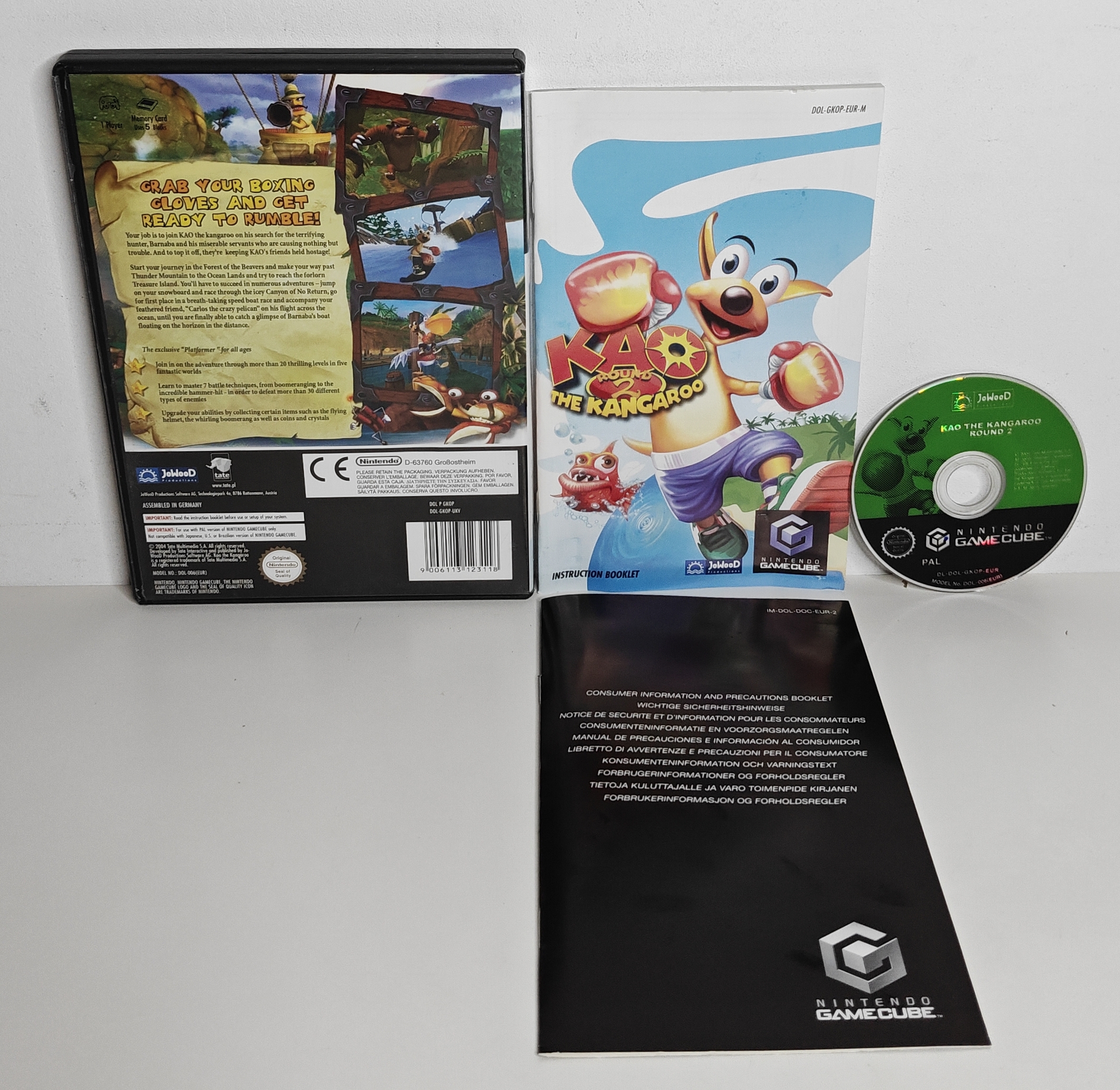 Gamecube Kao The Kangaroo - Round 2 (CIB) UKV