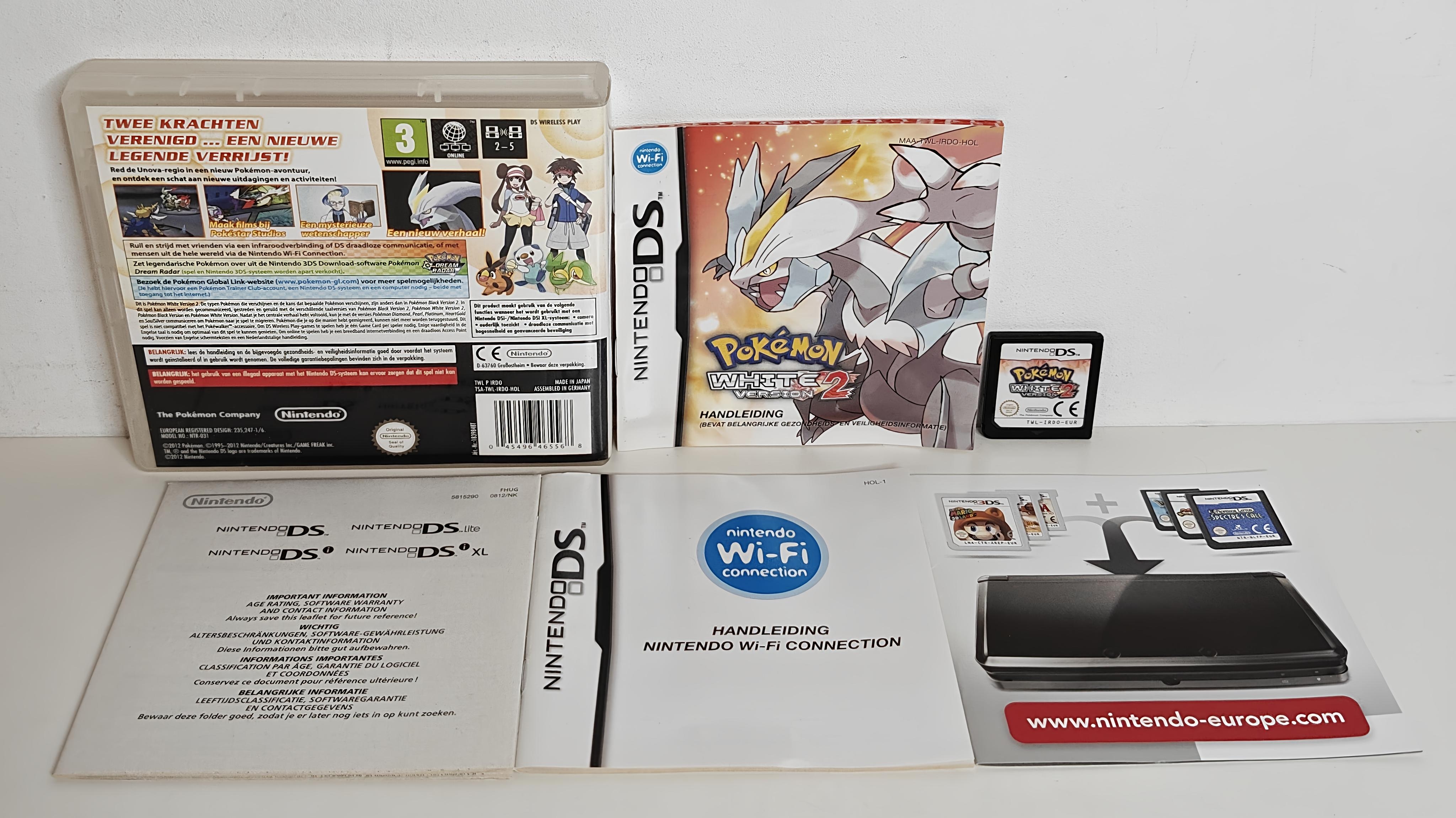 DS Pokémon White Version 2 (CIB) HOL