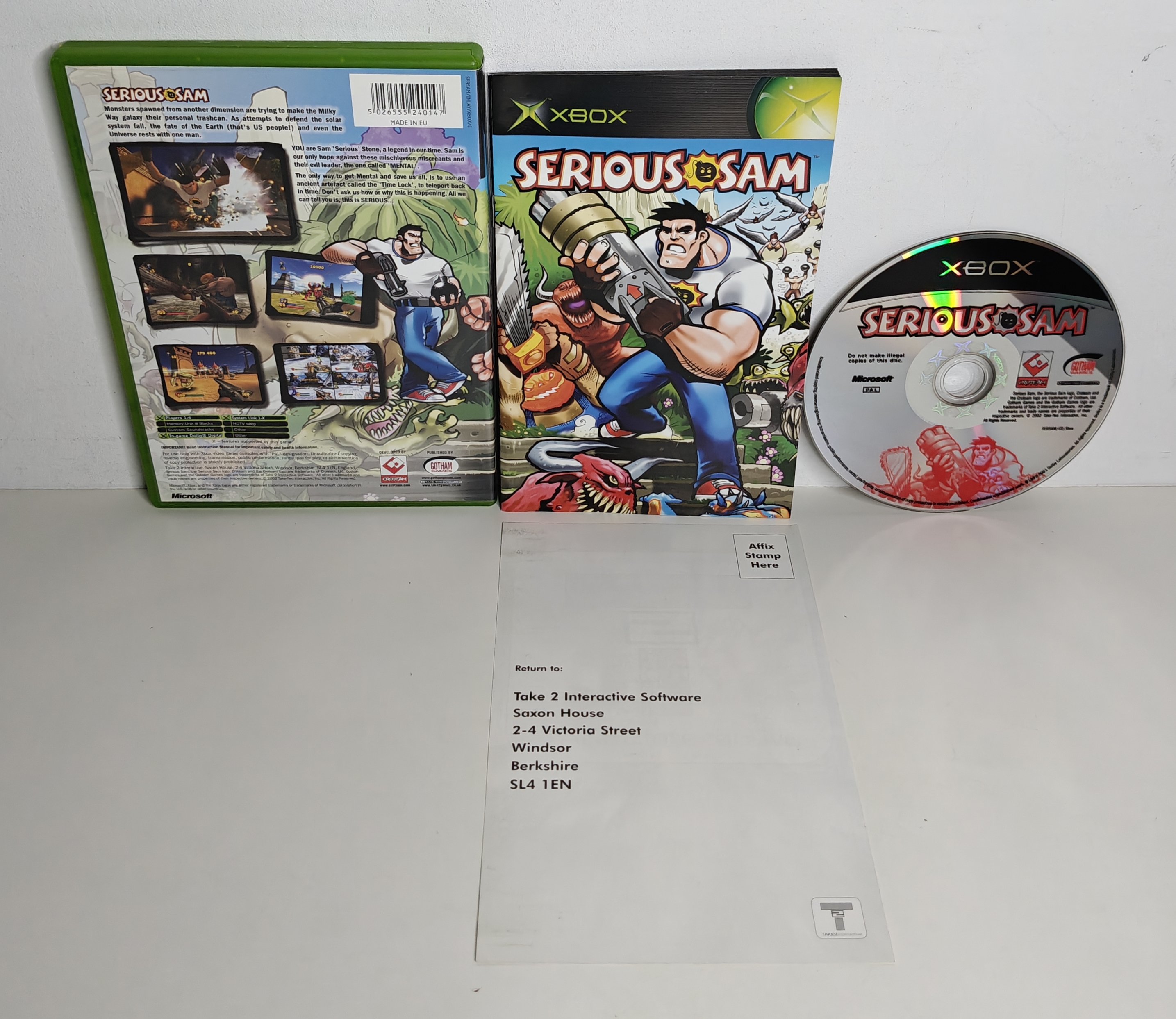 Xbox Serious Sam (CIB)