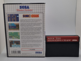 Master System Sonic the Hedgehog Chaos (box +cart)