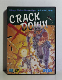 Mega Drive Crack Down (CIB) Japanese version