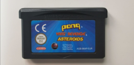 GBA Pong - Yar's Revenge - Asteroids (cart only) EUR