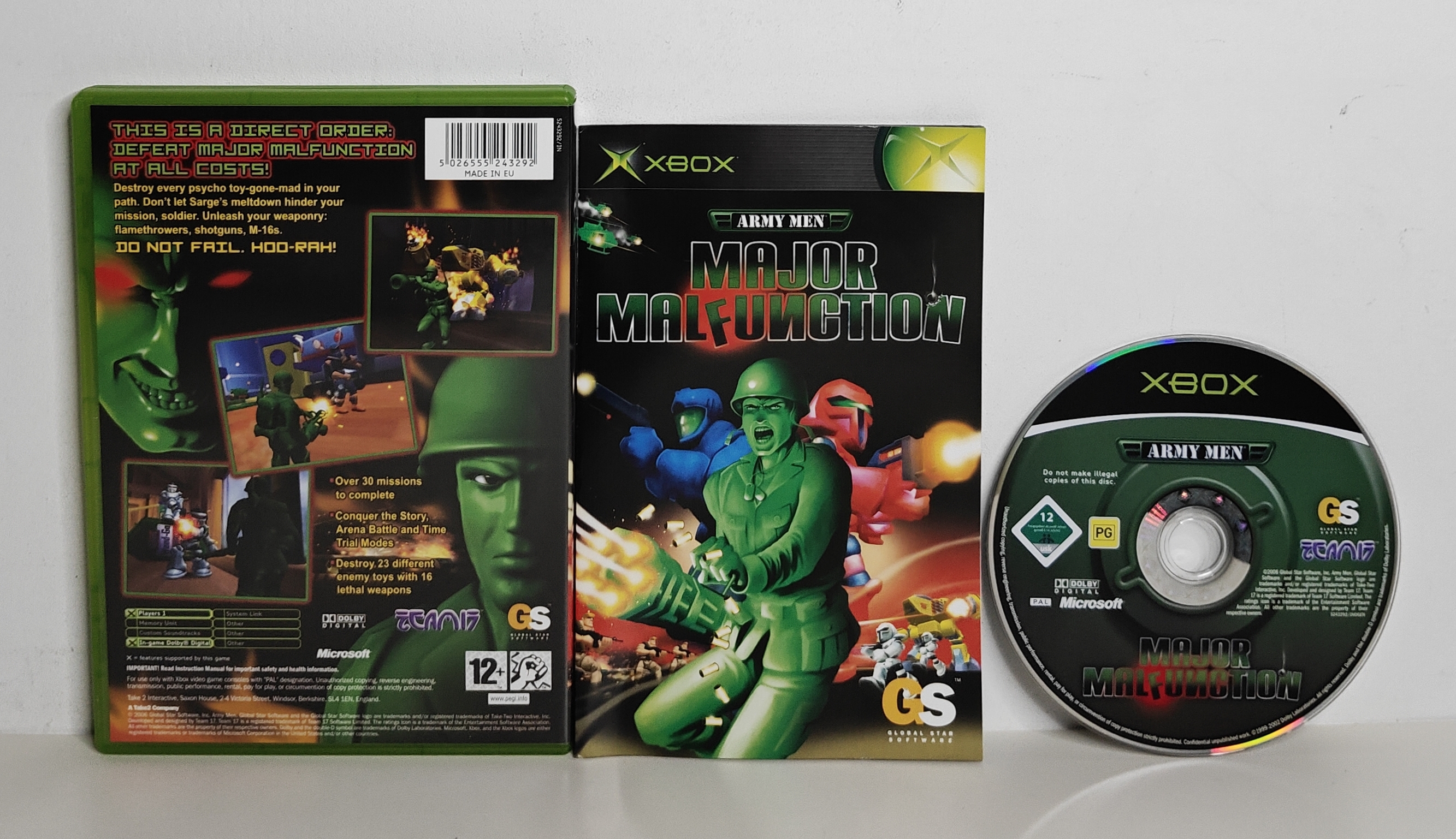 Xbox Army Men - Major Malfunction (CIB)