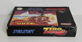 SNES ZERO The Kamikaze Squirrel (box + cart) FAH