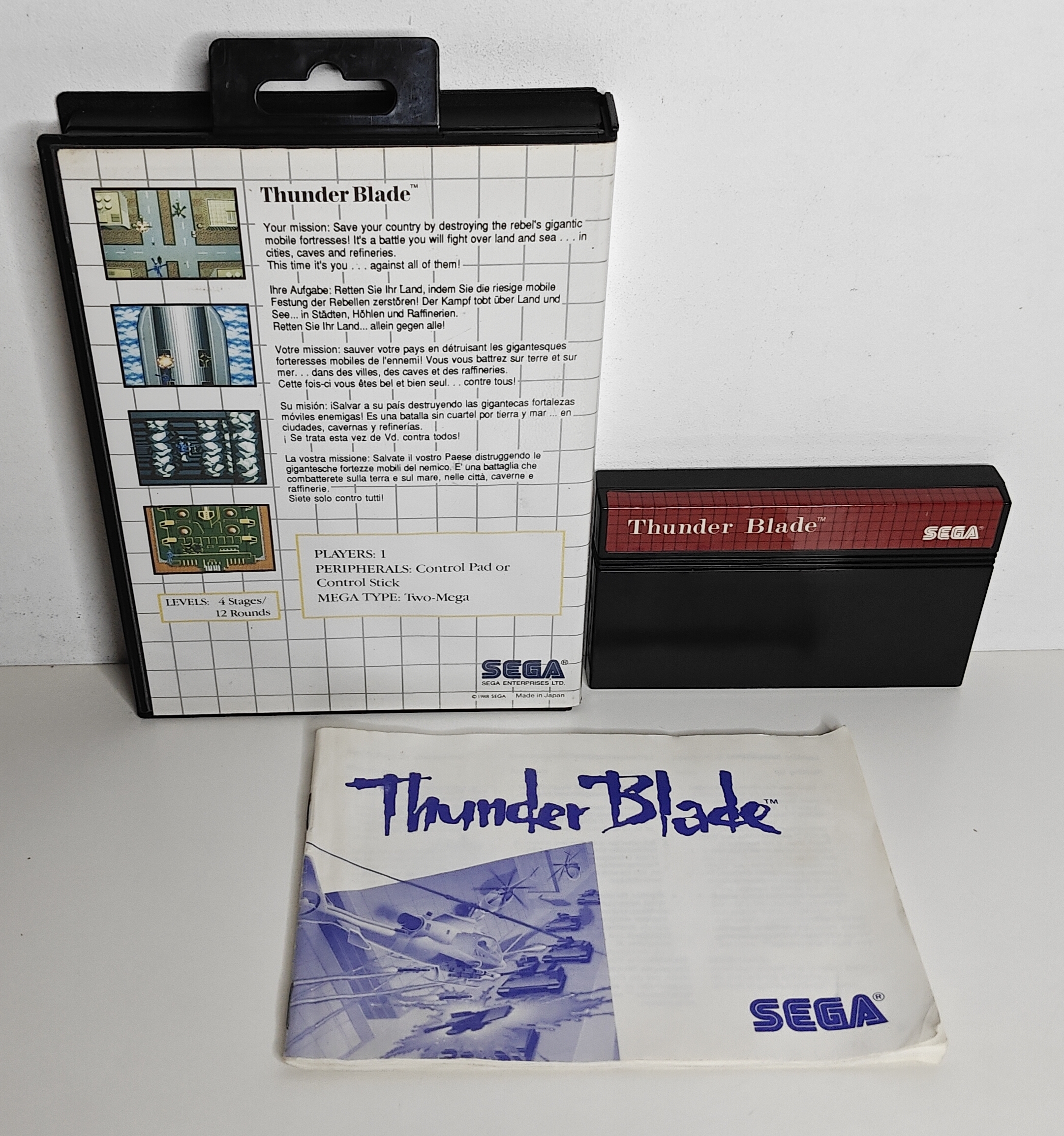 Master System Thunder Blade (CIB)