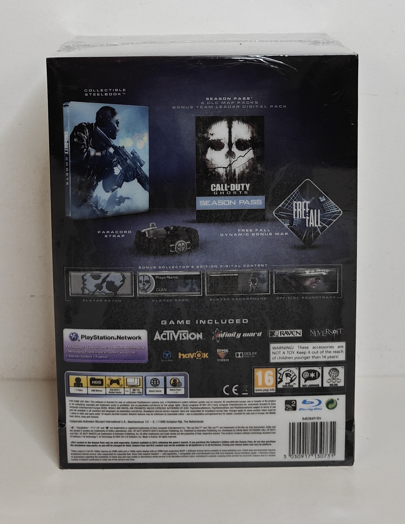 PS3 Call of Duty: Ghosts Hardened Edition (factory sealed)