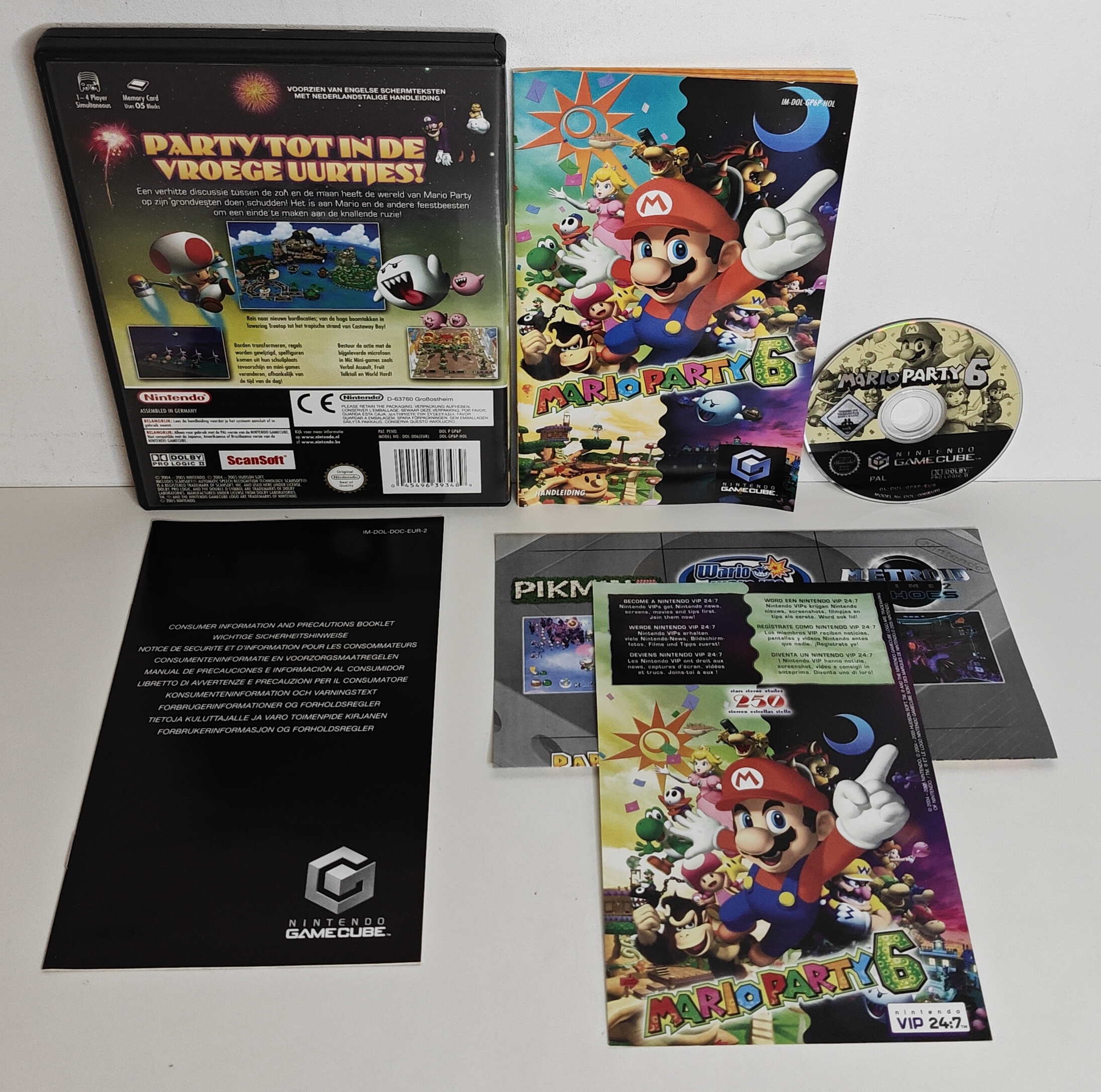 Gamecube Mario Party 6 (CIB) HOL