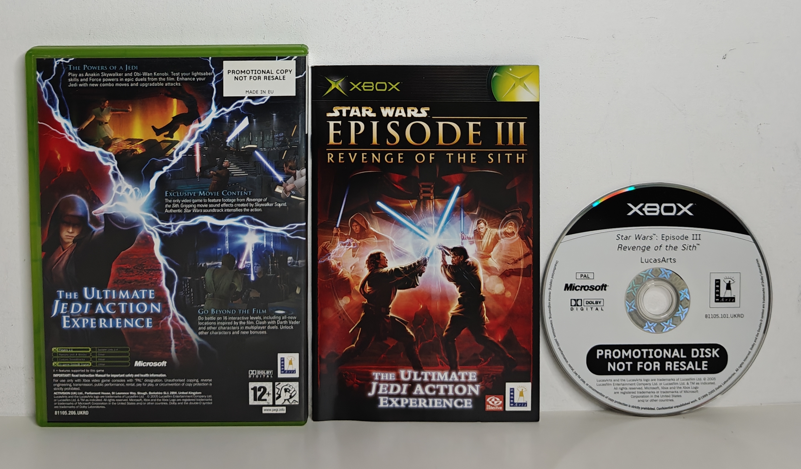 Xbox Star Wars Episode III: Revenge of the Sith Promo Copy (CIB)