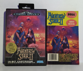 Mega Drive Phantasy Star II + Hint Book (CIB) map included
