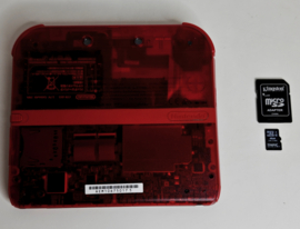 Nintendo 2DS Transparent Red (CIB) EUA