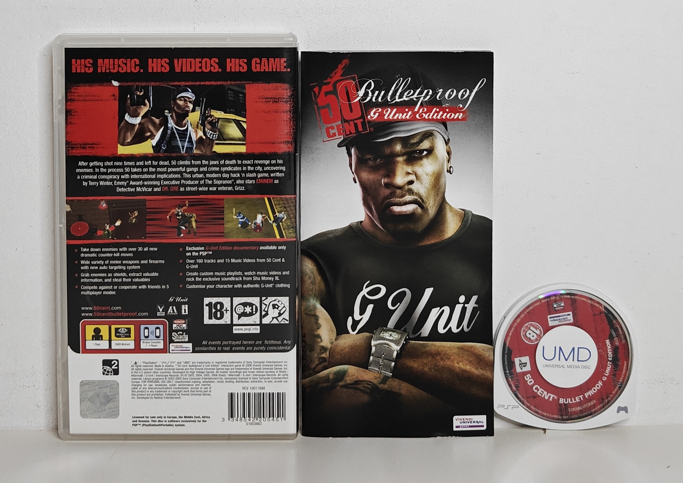 PSP 50 Cent Bulletproof G Unit Edition (CIB)
