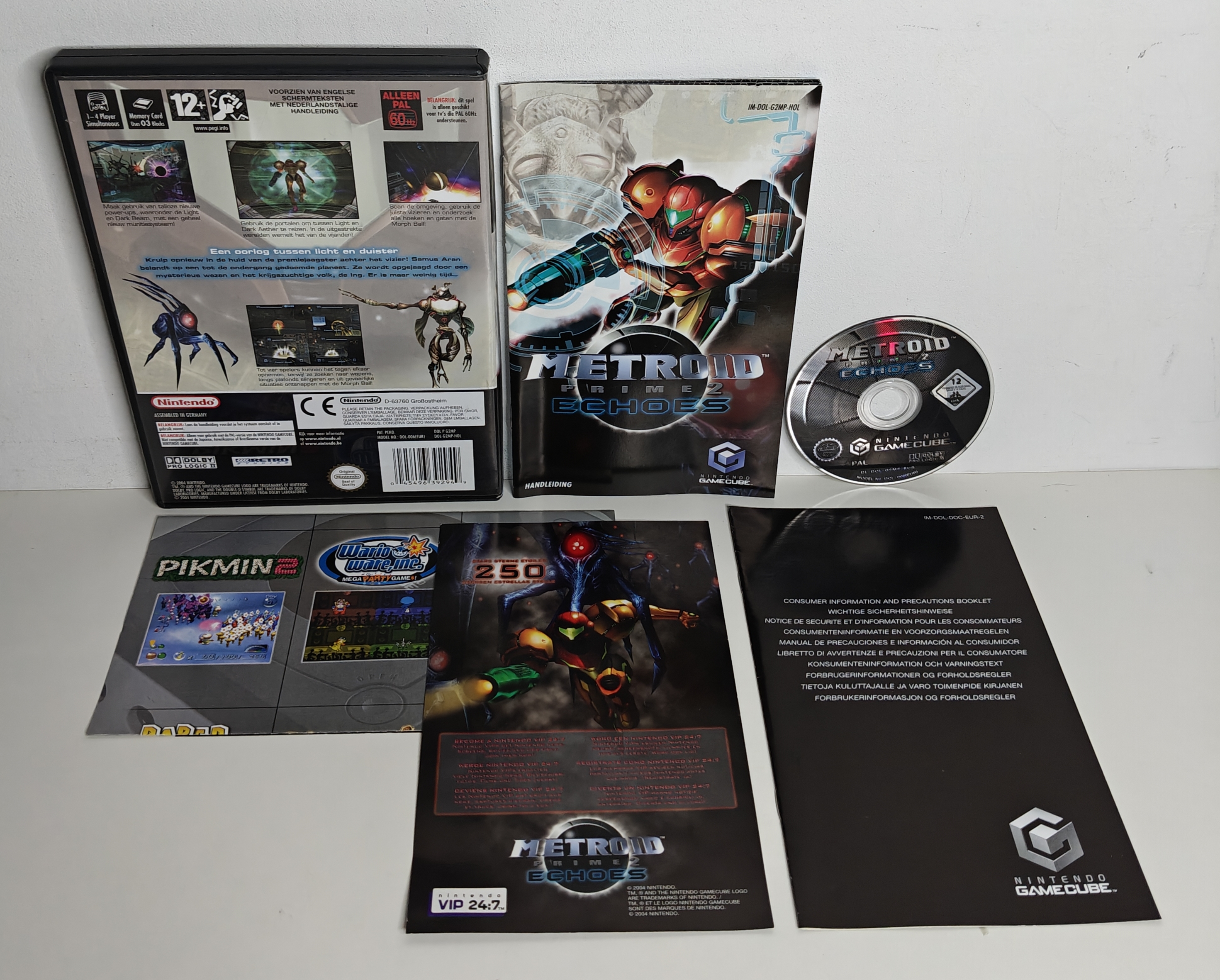 Gamecube Metroid Prime 2 - Echoes (CIB) HOL