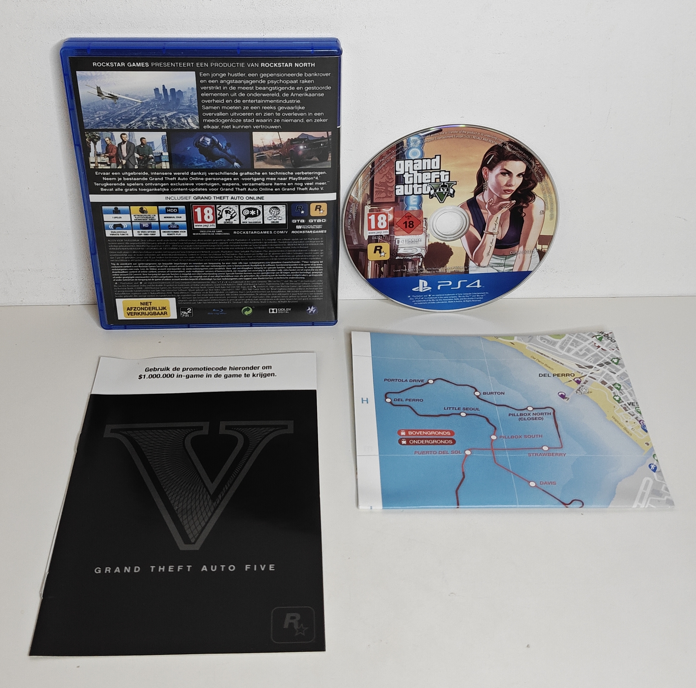 PS4 Grand Theft Auto V (CIB)