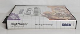 Master System Miracle Warriors - Seal of the Dark Lord (CIB)