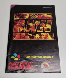 SNES WWF Raw (manual) EUR