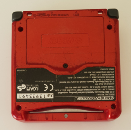 Gameboy Advance SP Fire Red AGS-001