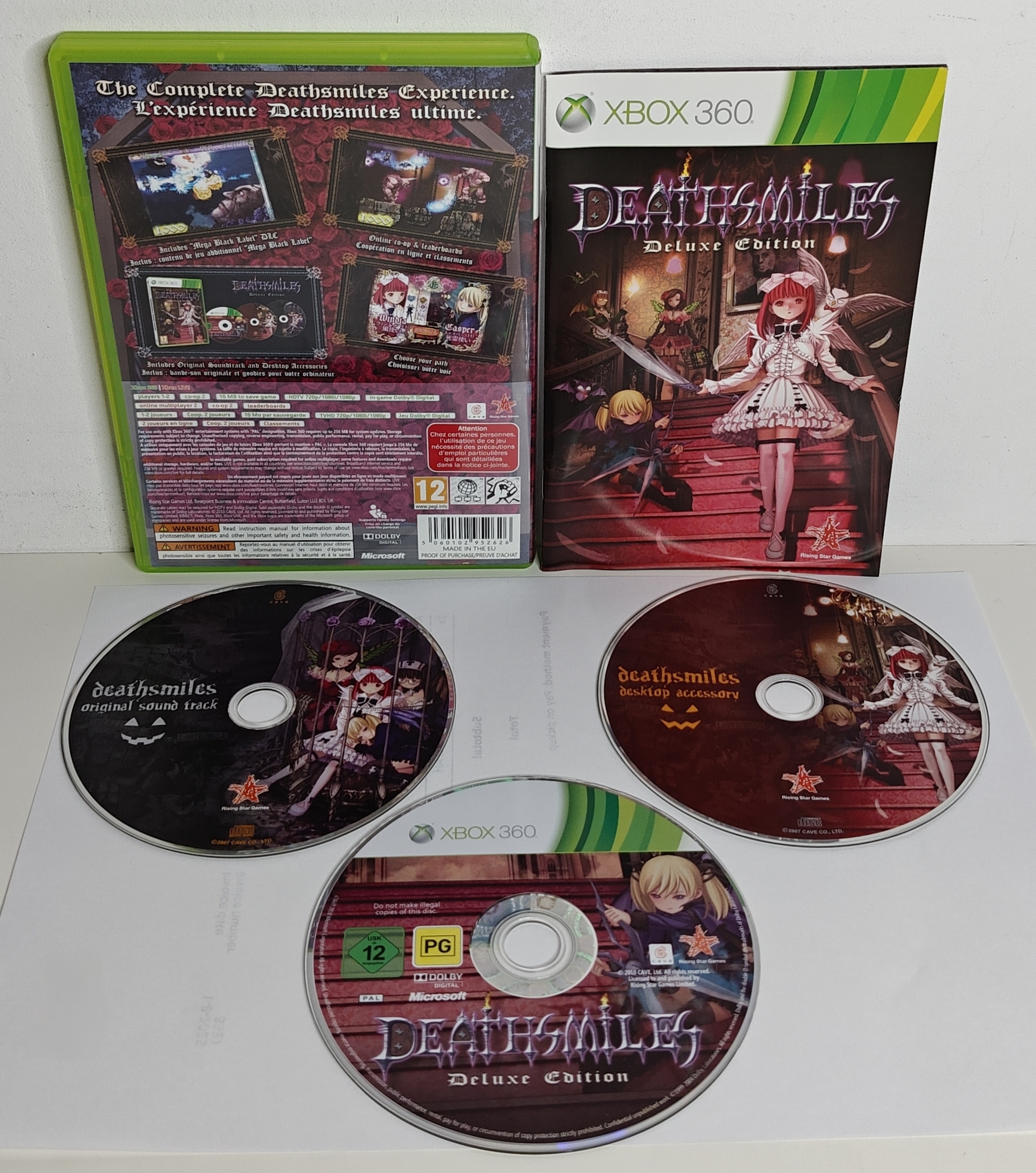 Xbox 360 Deathsmiles Deluxe Edition (CIB)