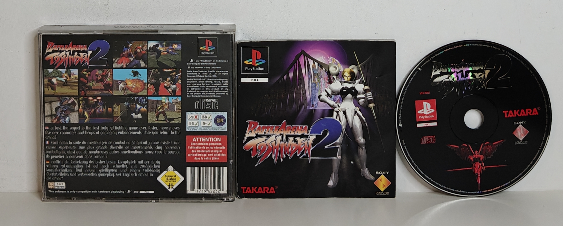 PS1 Battle Arena Toshinden 2 (CIB)
