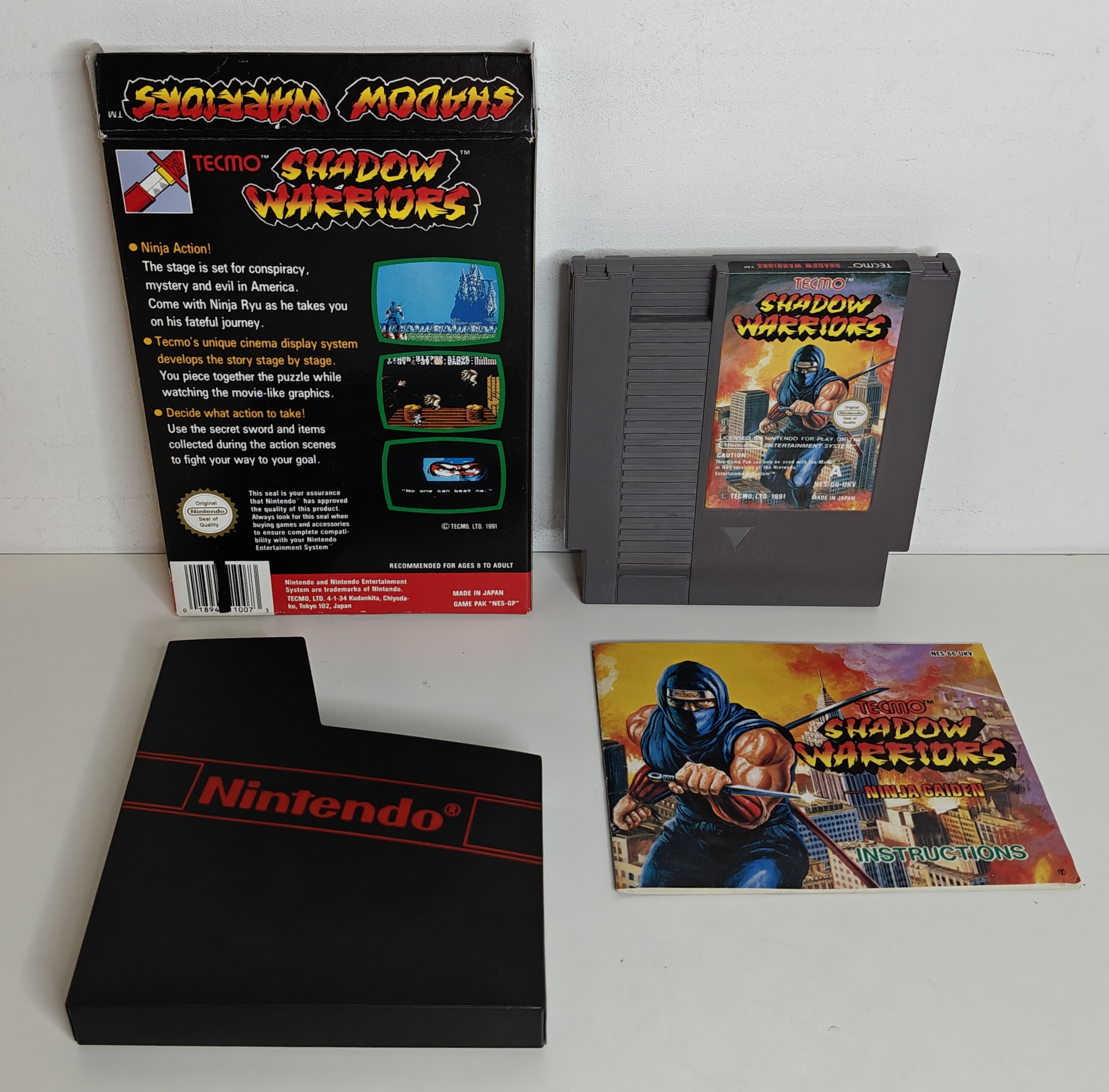 NES Shadow Warriors (CIB) UKV -PAL A-