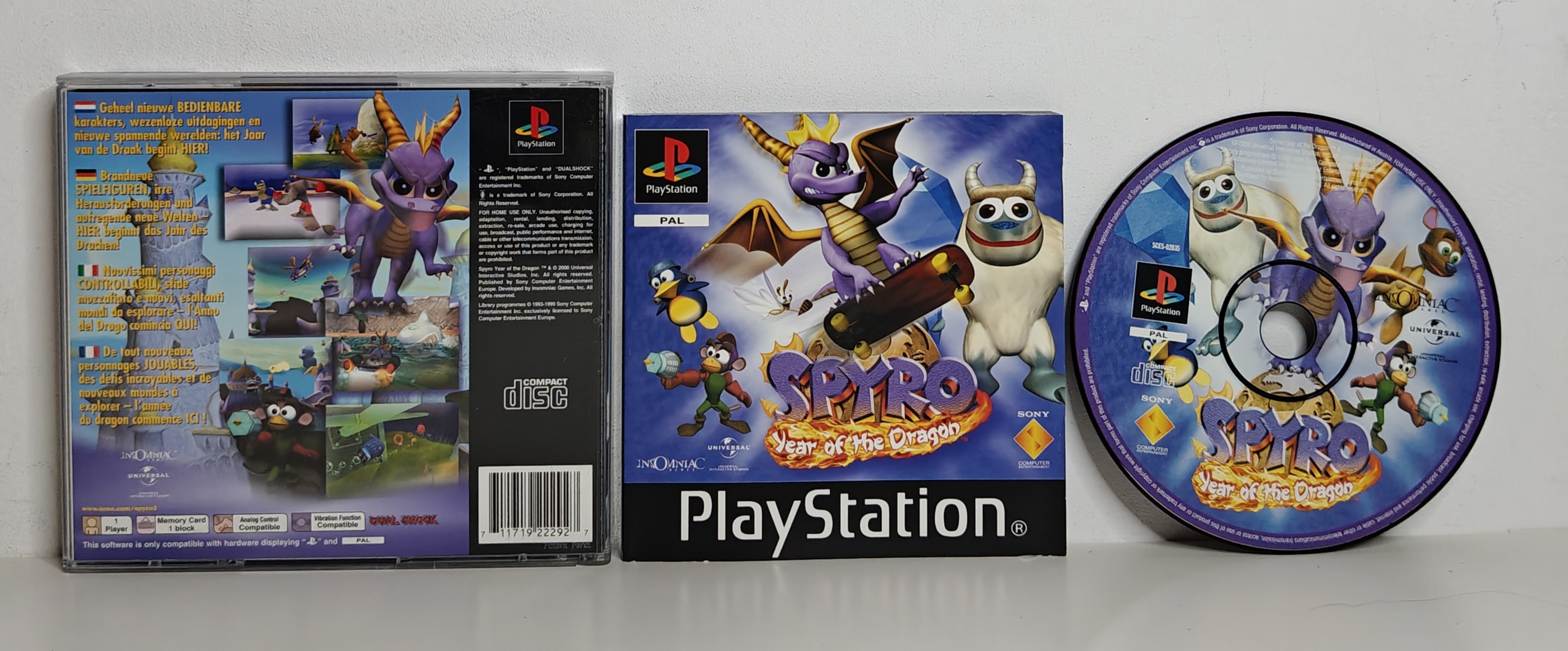 PS1 Spyro: Year of the Dragon (CIB)