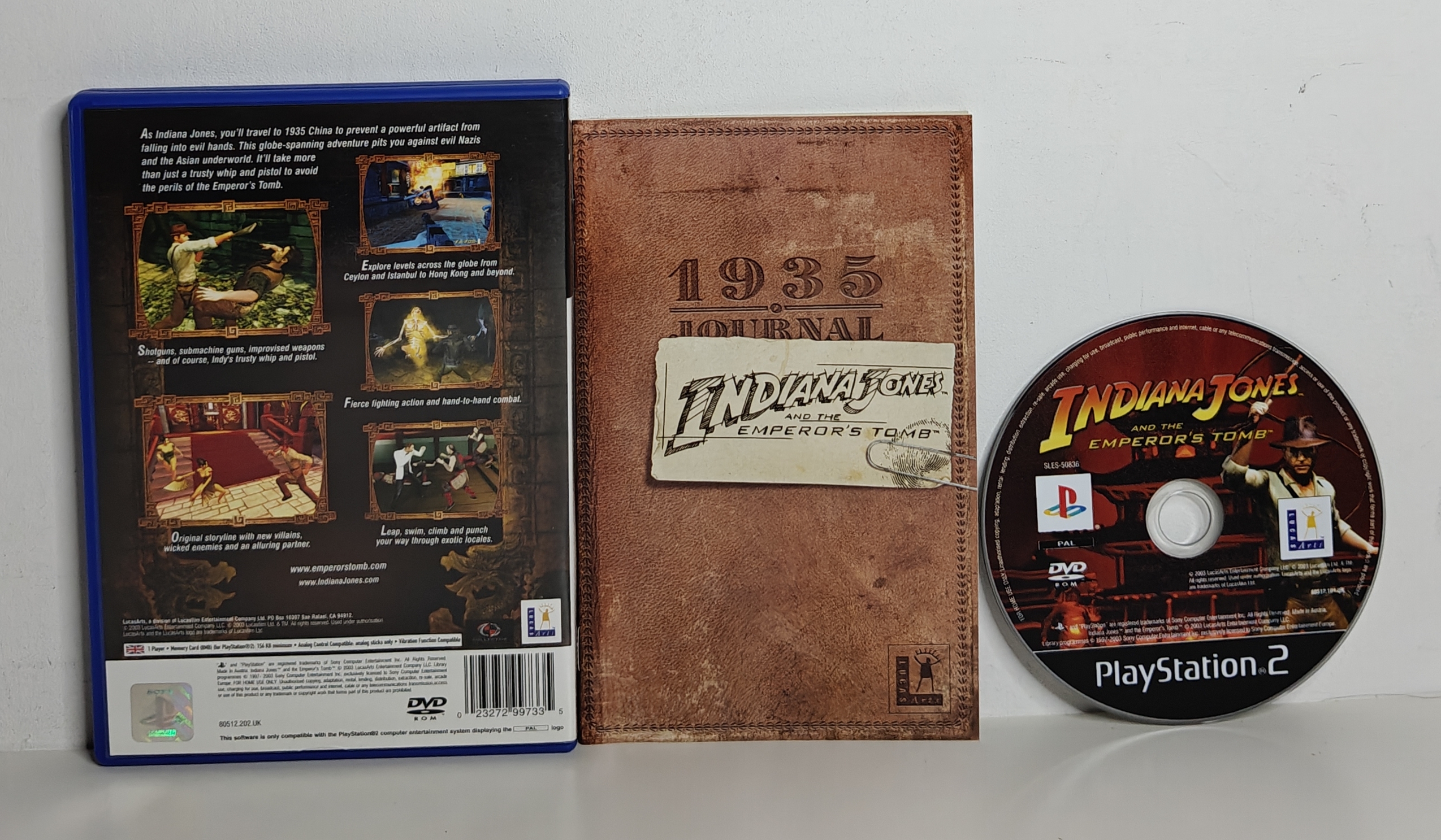 PS2 Indiana Jones and the Emperor's Tomb (CIB)