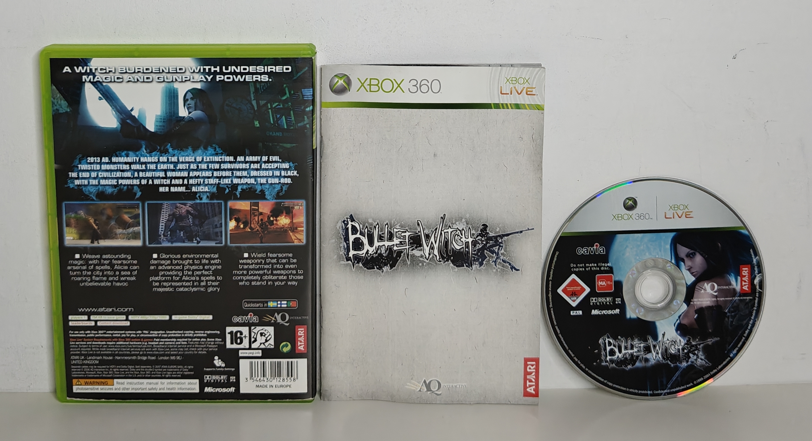 Xbox 360 Bullet Witch (CIB)