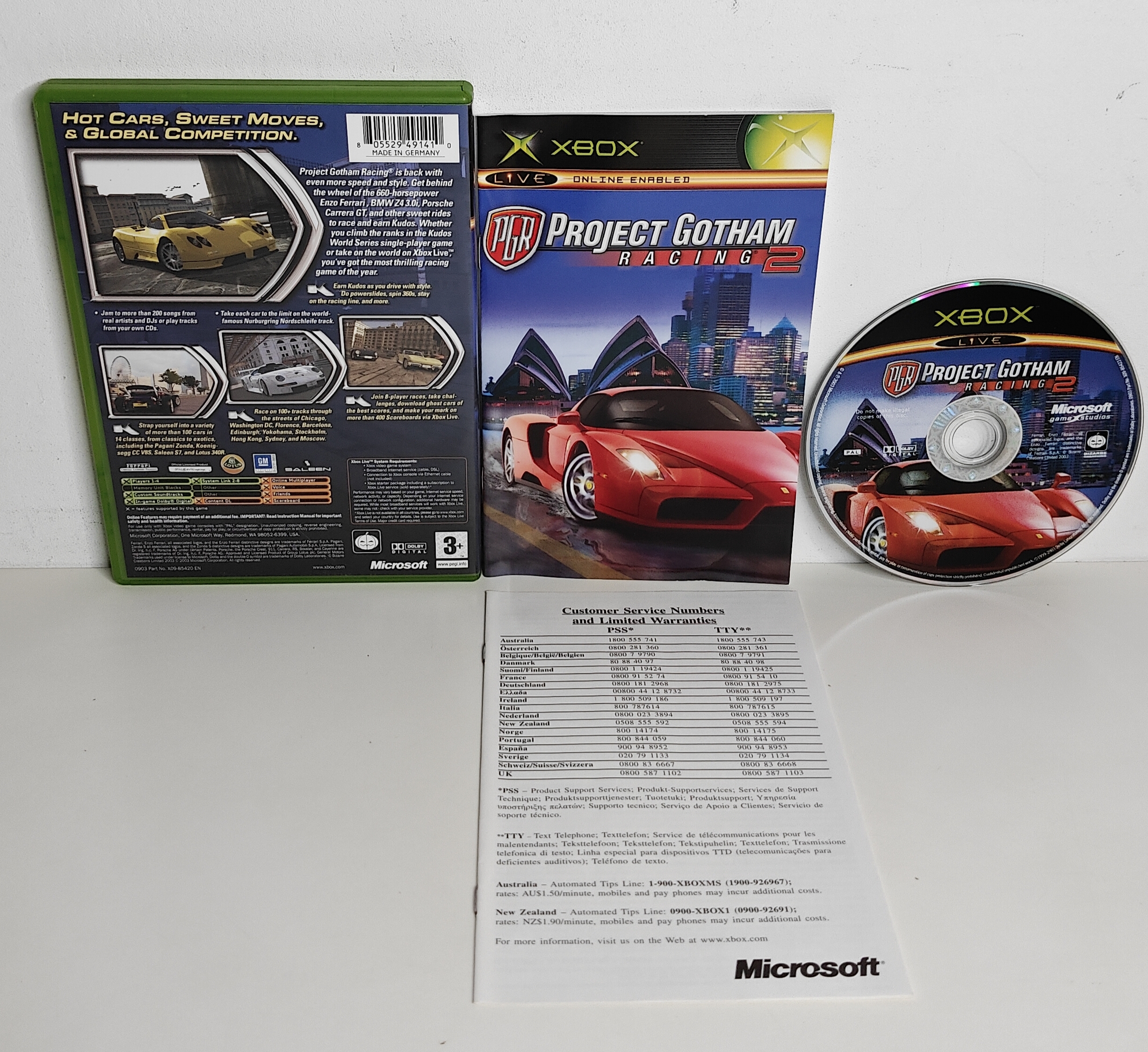 Xbox Project Gotham Racing 2 (CIB)