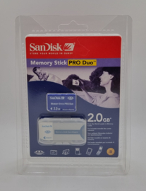 Sandisk Memory Stick Pro Duo 2GB (new)