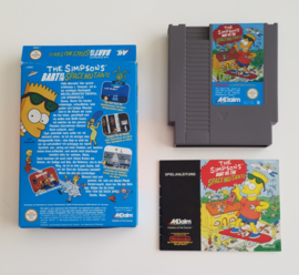 NES The Simpsons - Bart VS. The Space Mutants (CIB) NOE