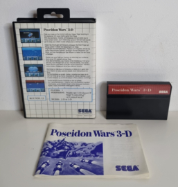 Master system Poseidon Wars 3-D (CIB)