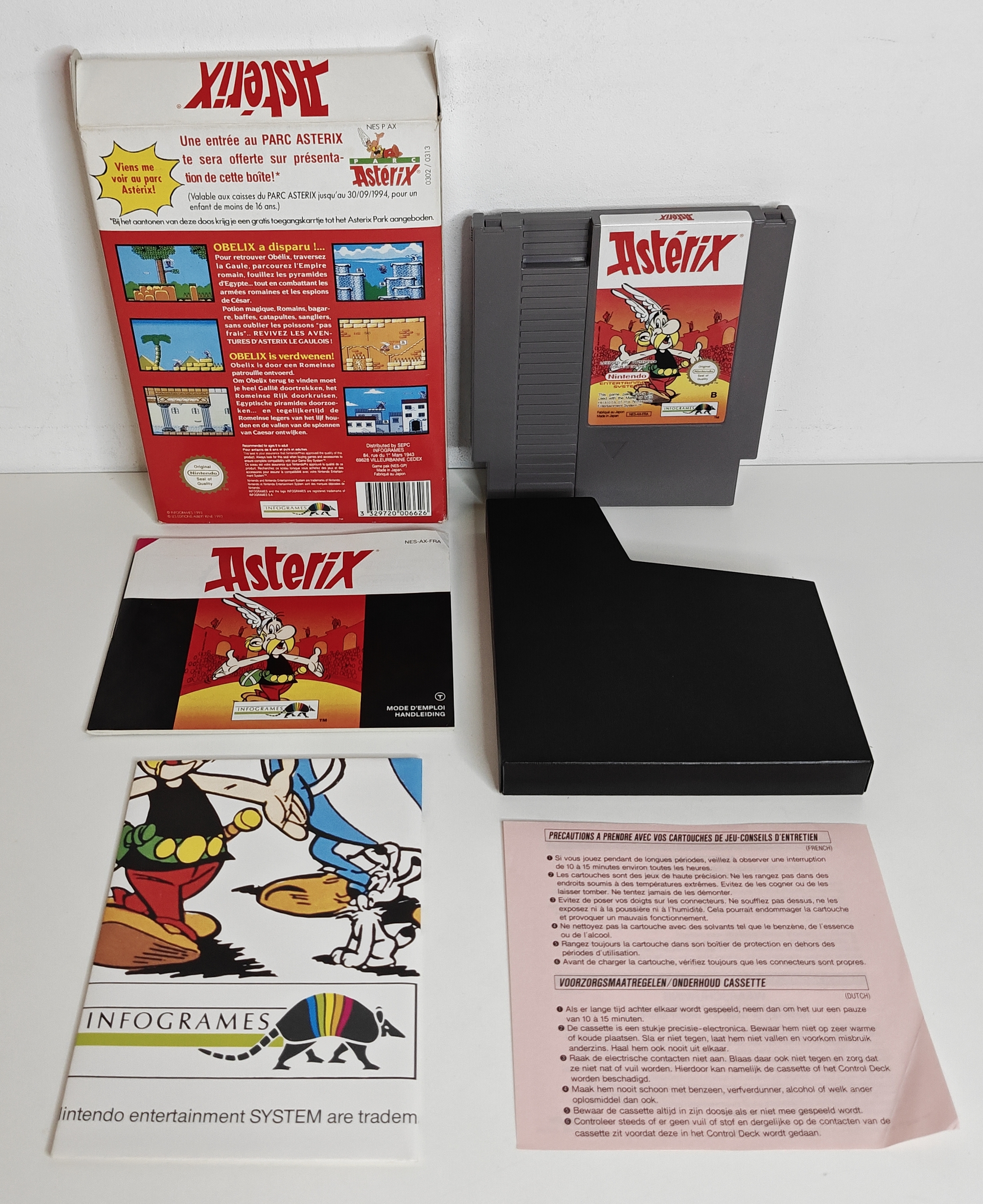 NES Asterix (CIB) FRA