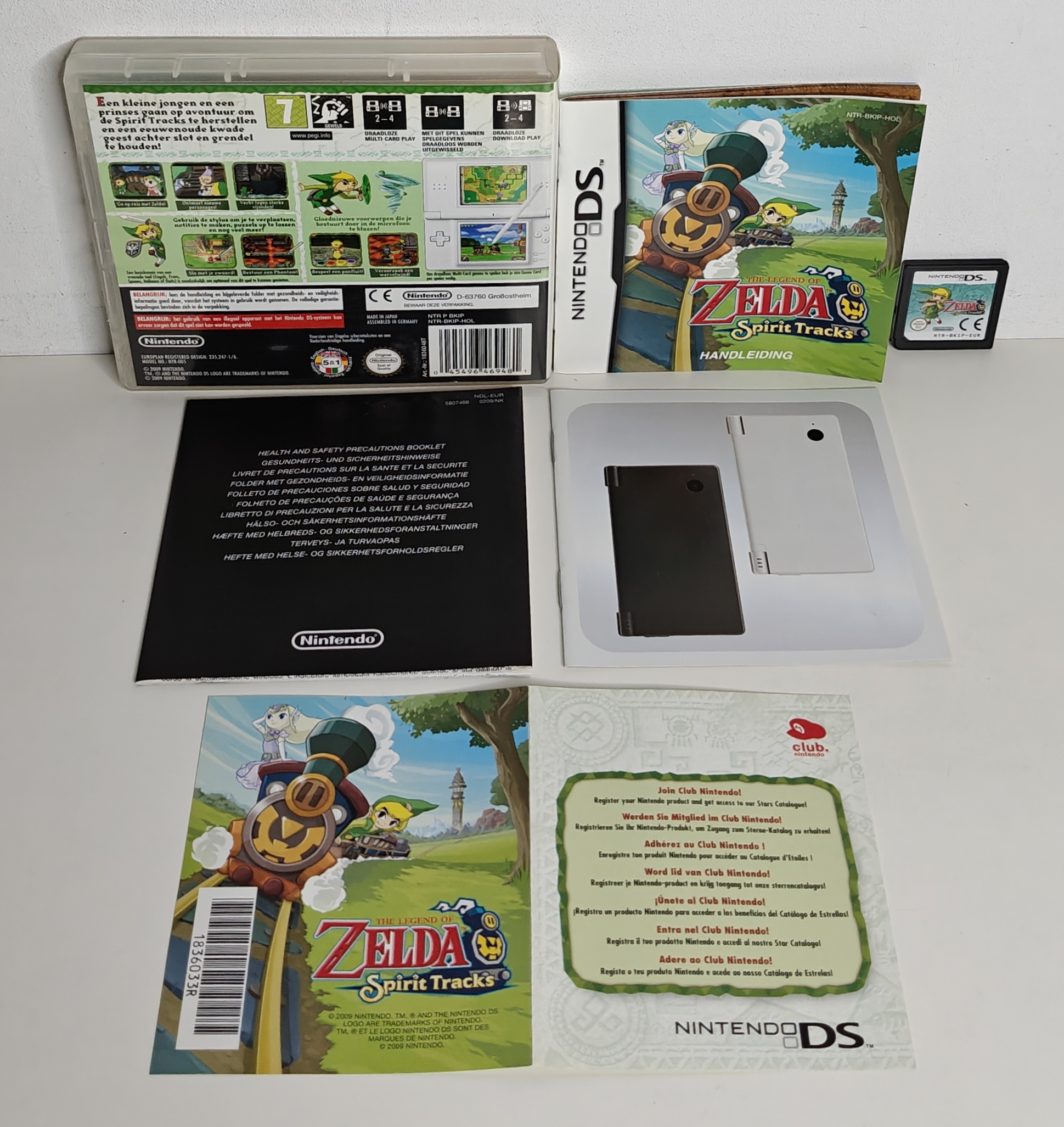 DS The Legend of Zelda - Spirit Tracks Limited  Edition (CIB) HOL