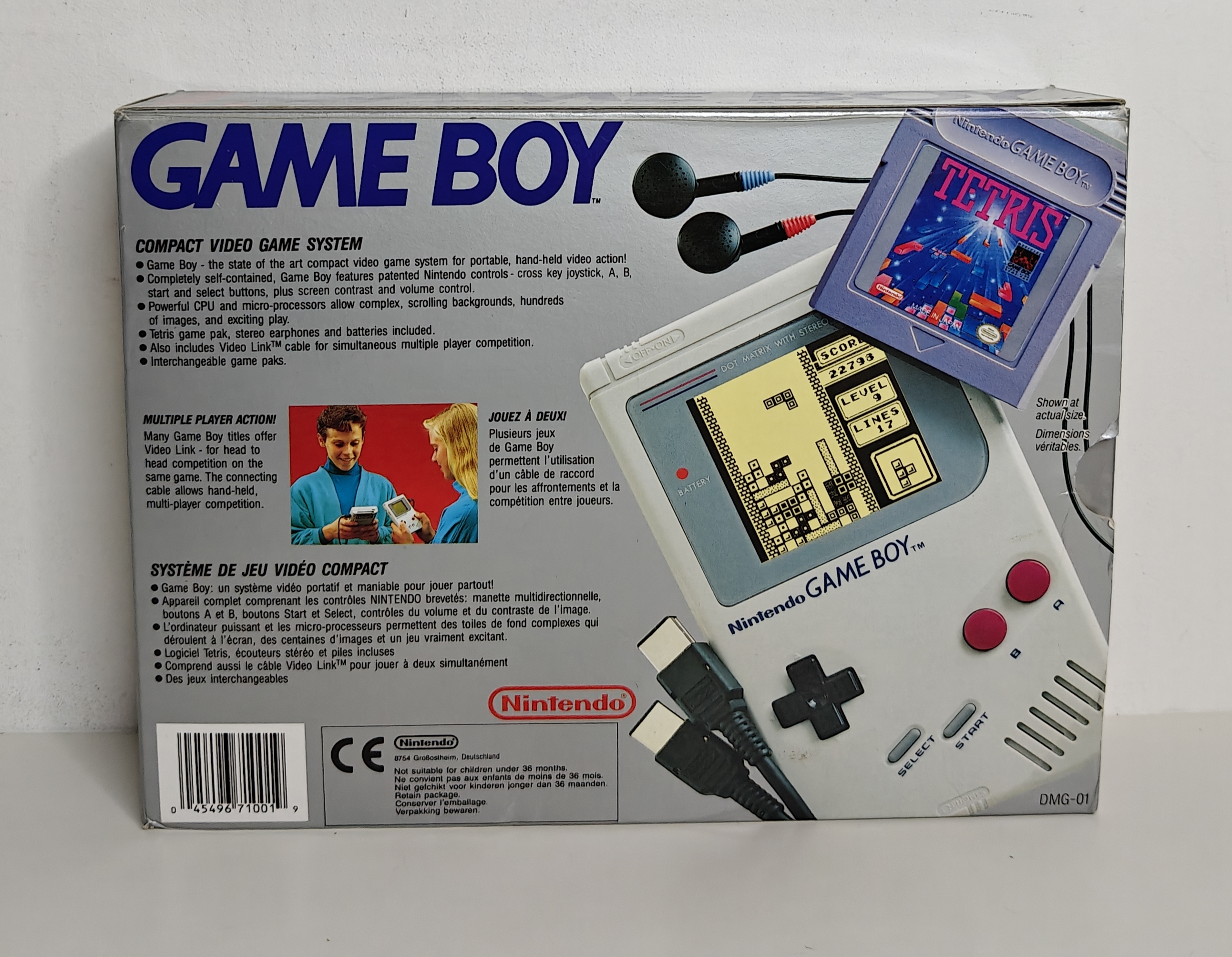 Nintendo Gameboy Classic Tetris Pak (Complete) FAH