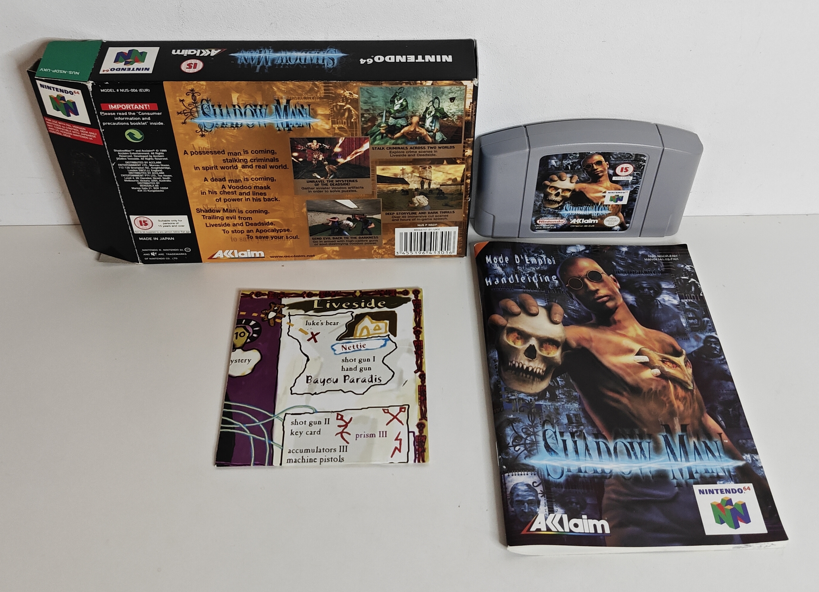 N64 Shadow Man (CIB) UKV-FAH