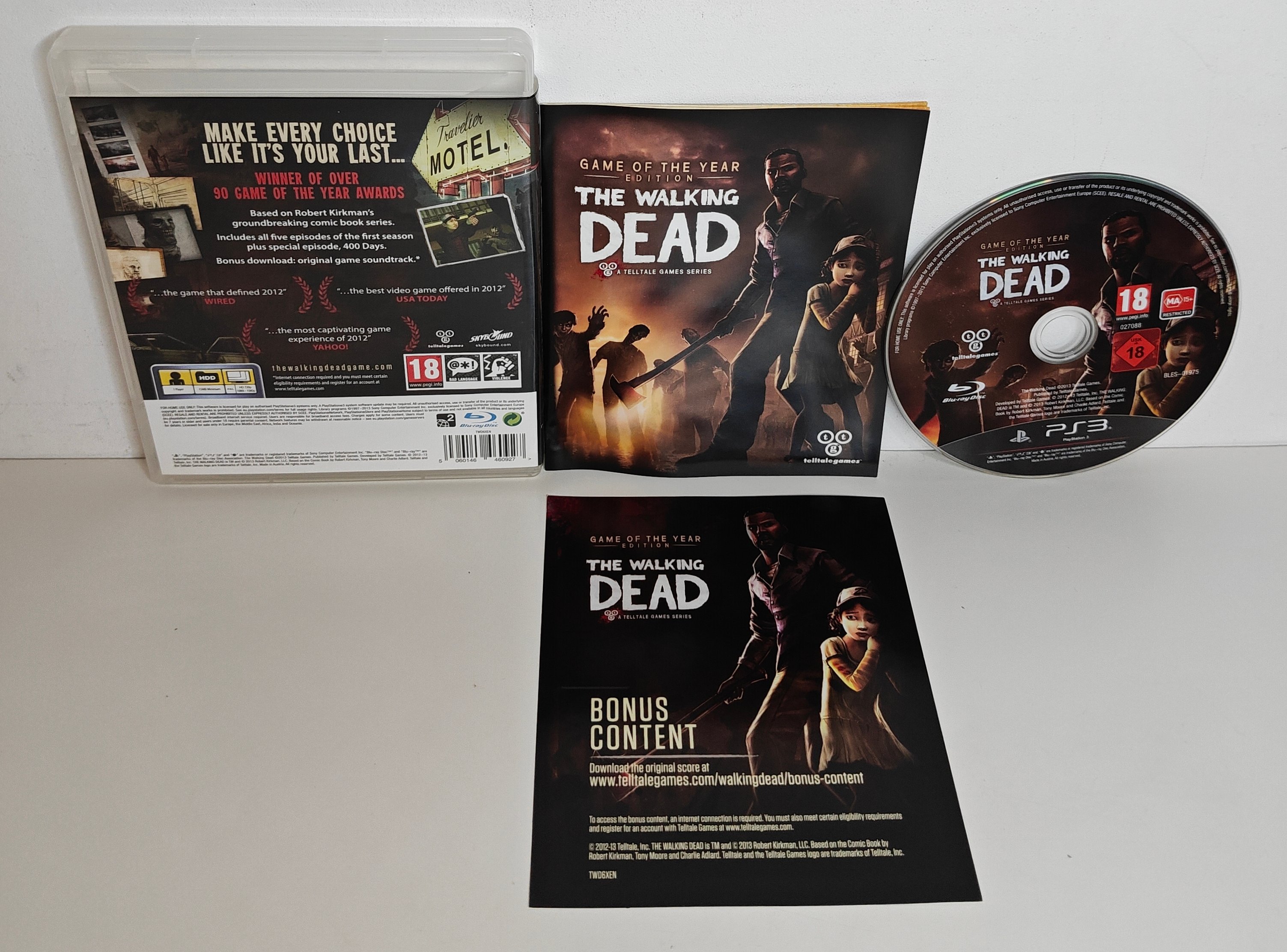 PS3 The Walking Dead GOTY Edition (CIB)