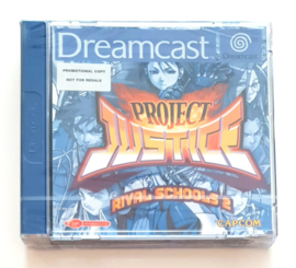 Dreamcast Project Justice: Rival Schools 2 (factory sealed) Promo Copy