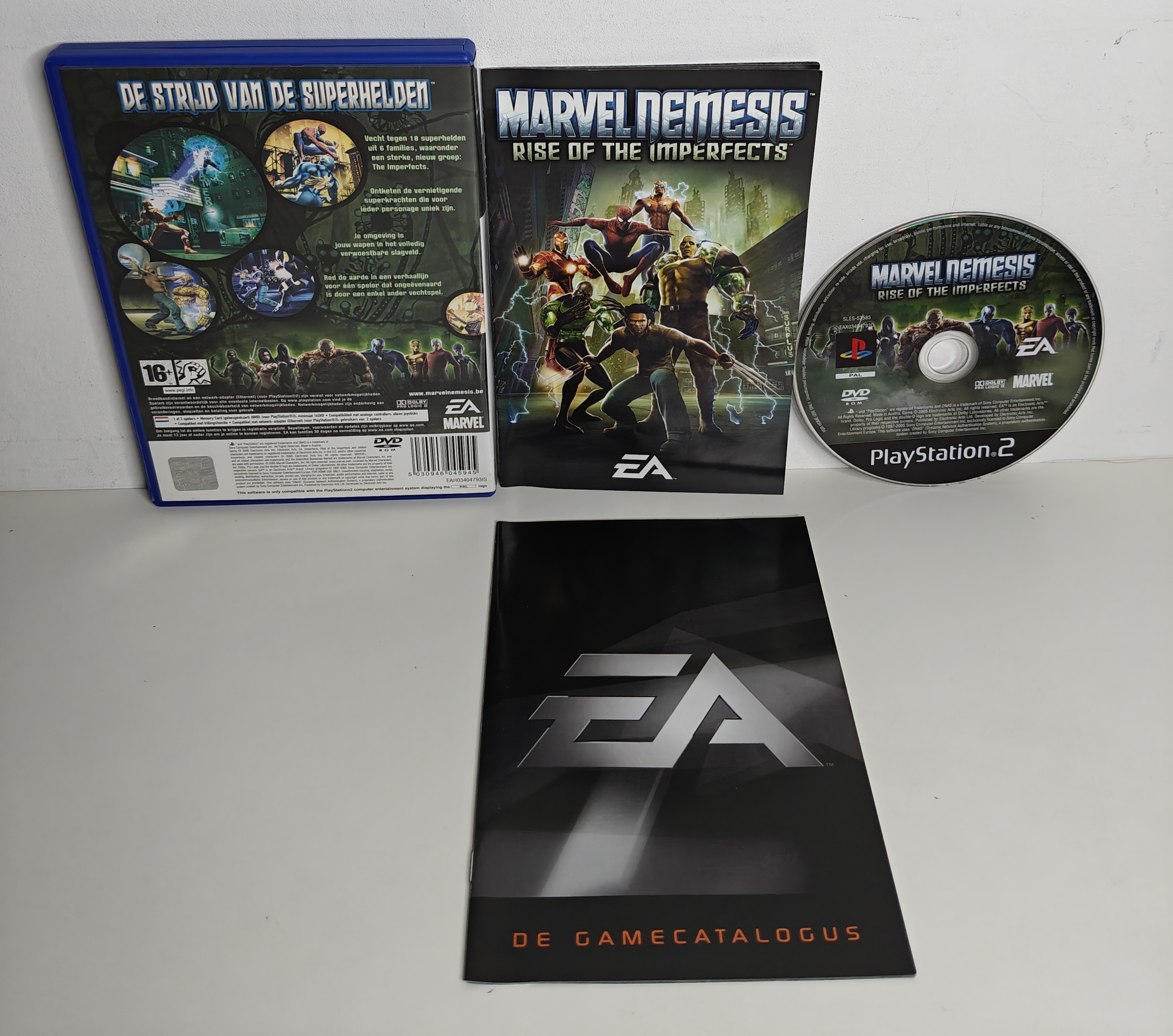 PS2 Marvel Nemesis: Rise of the Imperfects (CIB)