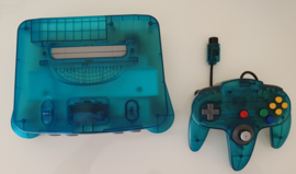 Nintendo 64 Clear Blue Console Set