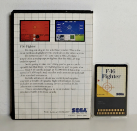 Master System F-16 Fighter - The Sega Card (box + cart)