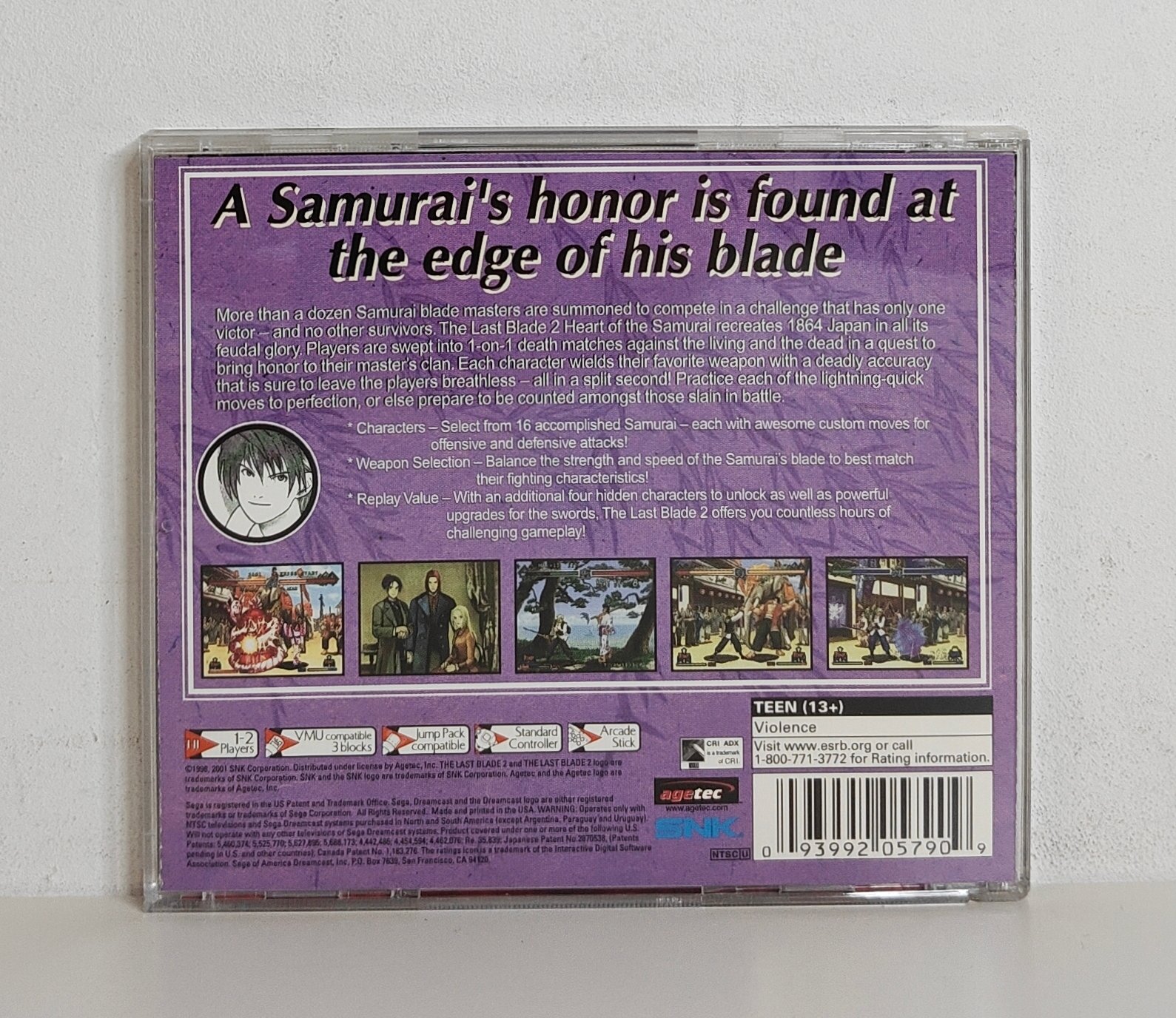 Dreamcast The Last Blade 2 (CIB) US version