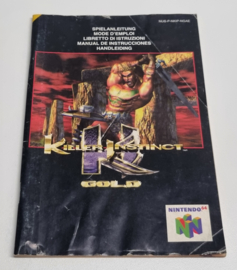 N64 Killer Instinct Gold (manual) NGAE