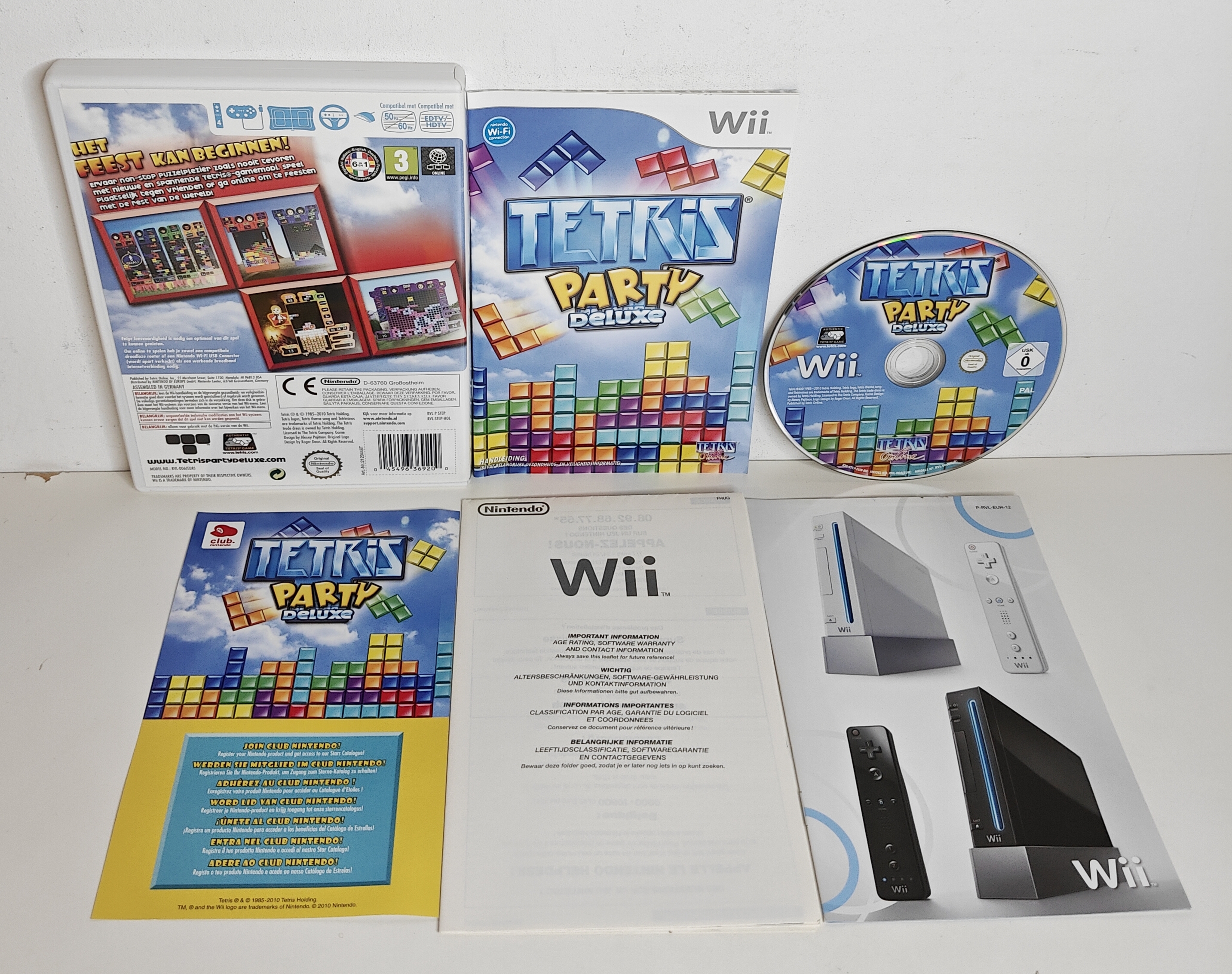 Wii Tetris Party Deluxe (CIB) HOL