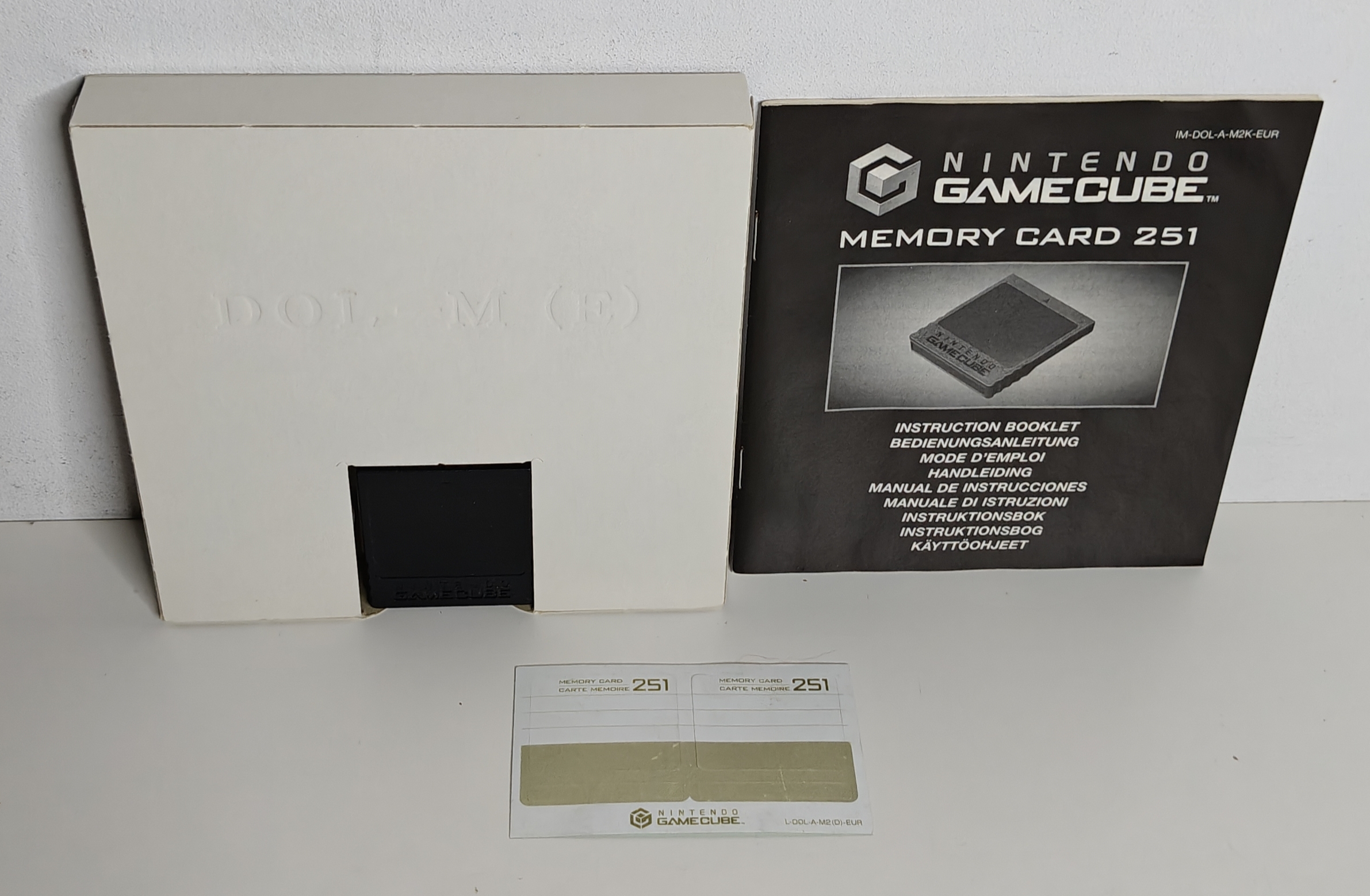 Gamecube Memory Card 251 Blocks (complete)