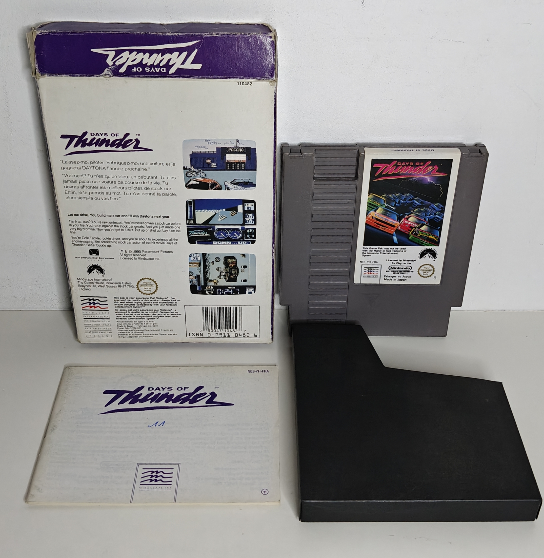 NES Days of Thunder (CIB) FRA