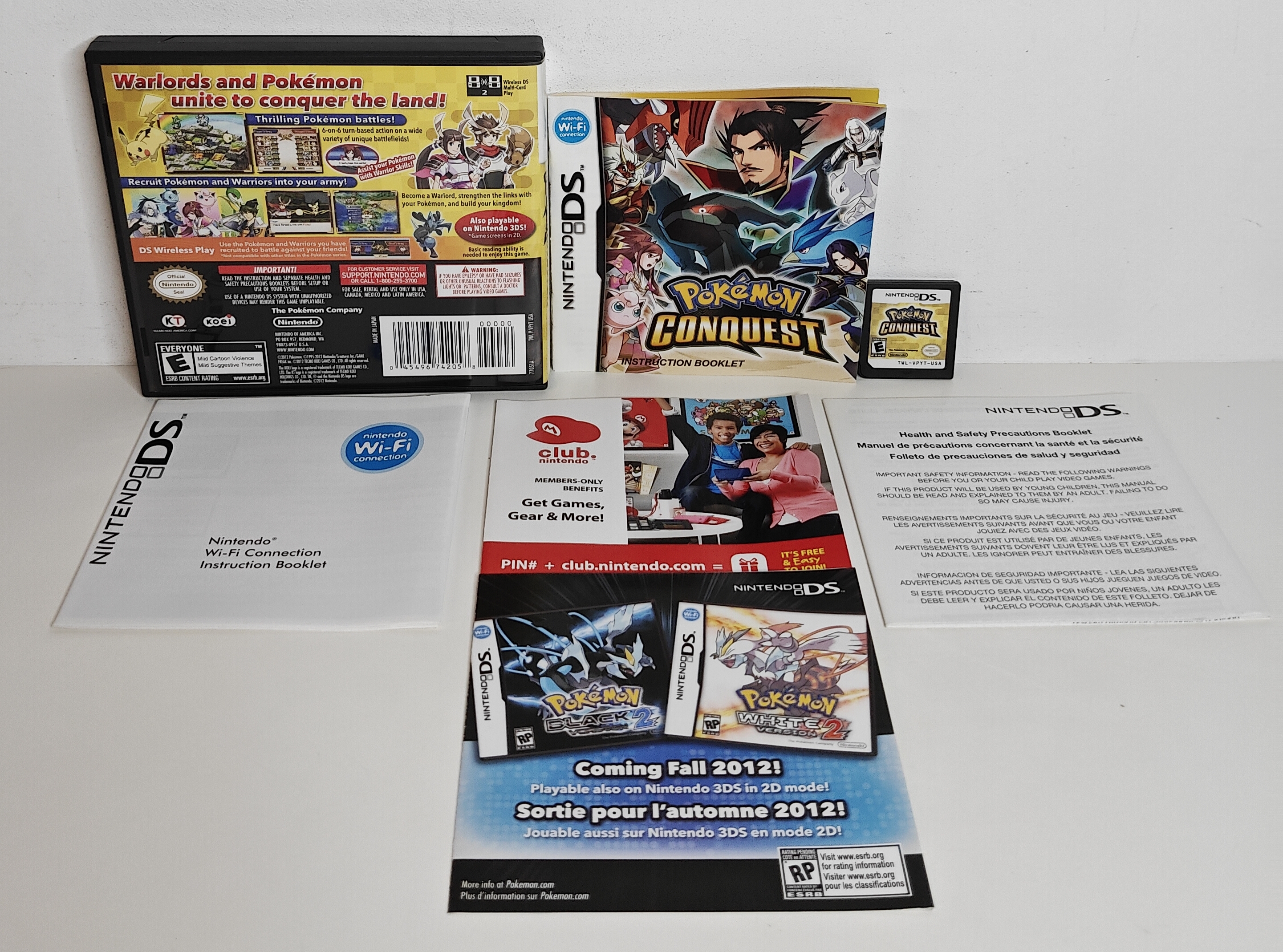 DS Pokémon Conquest (CIB) USA