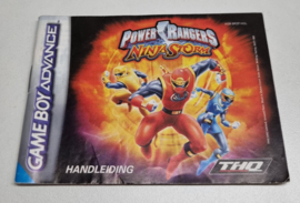 GBA 2 Games in 1 Double Pack Power Rangers Ninja Storm & Time Force (manual) HOL